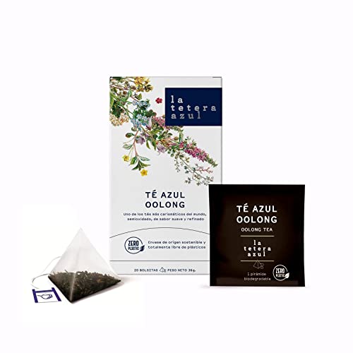 LA TETERA AZUL Oolong Blauer Tee In Pyramiden. 20 einzeln verpackte Pyramiden. von LATETERAZUL