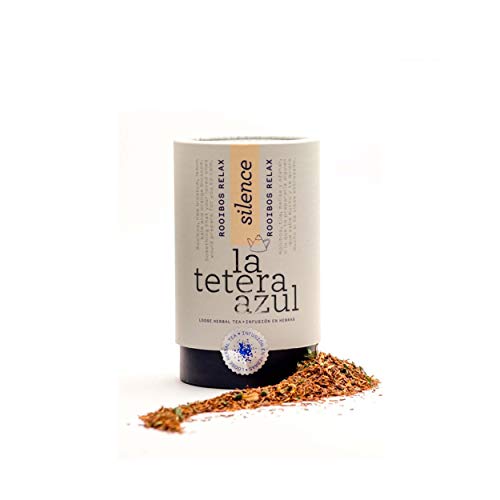 LA TETERA AZUL Premium Rooibos Infusion mit Tila, Melissa und Orangenblüte. Entspannende Infusion. Rooibos Entspannen Sie sich. Bulk Pot von 115 Gramm für 46 Infusionen. von LATETERAZUL