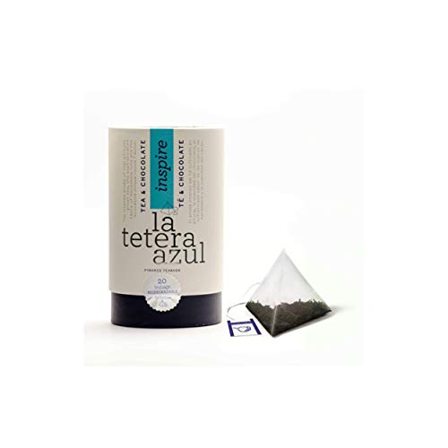 LA TETERA AZUL Premium Schwarzer Tee mit Kakao, Kokosnuss und Macadamianuss. Tee & Schokolade. Topf mit 20 Pyramiden. LA TETERA AZUL Premium Schwarzer Tee mit Kakao, Kokosnuss und Macadamianuss. Tee & Schokolade. Topf mit 20 Pyramiden. von LATETERAZUL