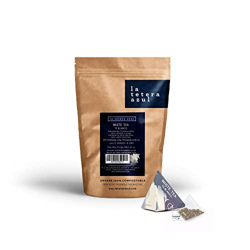 LA TETERA AZUL Premium Weißer Tee Pai Mu Tan Mit Birne Und Apfel. 25 Pyramiden im Einzelfall. LA TETERA AZUL Premium Weißer Tee Pai Mu Tan Mit Birne Und Apfel. 25 Pyramiden im Einzelfall. von LATETERAZUL