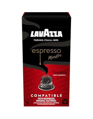 Lavazza Espresso Classico, ausgewogener Espresso, 10 Kapseln, Nespresso kompatibel von Lavazza