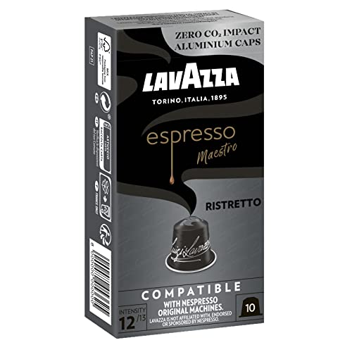 Lavazza dark-roast Espresso Ristretto, intensiv und vollmundig, 10 Kapseln, Nespresso kompatibel von Lavazza