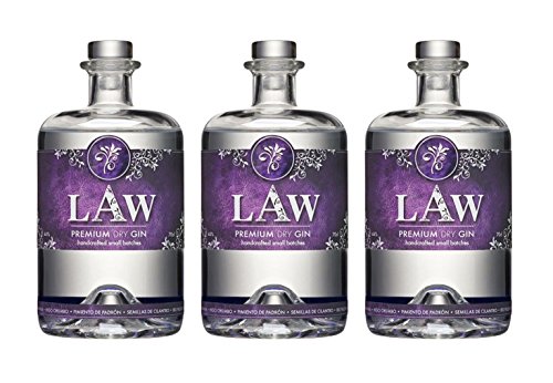 Law Premium Dry Gin Ibiza - 3 x 70cl von LAW - Spirit of Ibiza S.L.