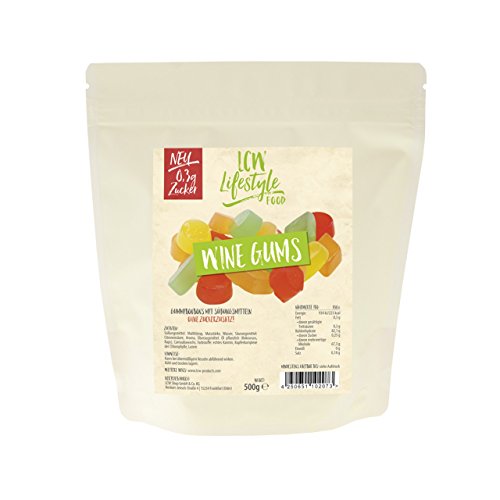 LCW Zuckerfreie Gummibärchen Wine Gums 500g 3er Pack (3 x 500 gr) von LCW