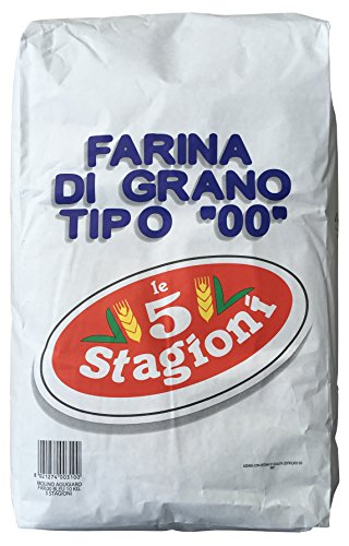 Pizza Mehl 5 Stagioni 10 Kg Sack - Farina di grano blu Tipo 00 Italien von LE 5 STAGIONI