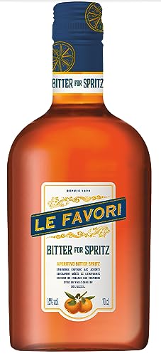 Le Favori - Bitter Likör für Spritz, Ideal für Cocktails, Goldmedaille Spirits Selection Competition 2023 (1 x 0,70l) von LE FAVORI