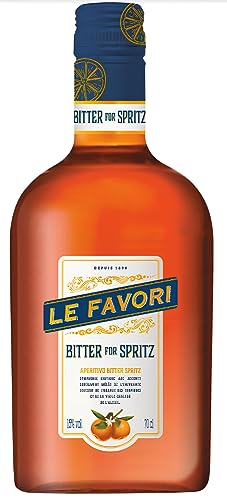 Le Favori - Bitter Likör für Spritz, Ideal für Cocktails, Goldmedaille Spirits Selection Competition 2023 (1 x 0,70l) von Le Favori