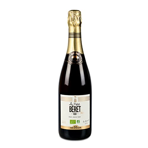 Le Petit Béret, Sparkling Muscat Doux Bio, alkoholfreier Sekt 0,0%, 750 ml von LE PETIT BERET