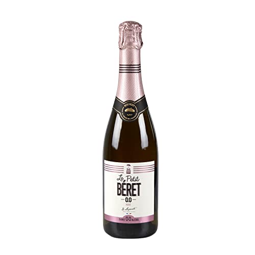 Le Petit Béret, Sparkling Rosé, alkoholfreier Sekt 0,0%, 750 ml von LE PETIT BERET