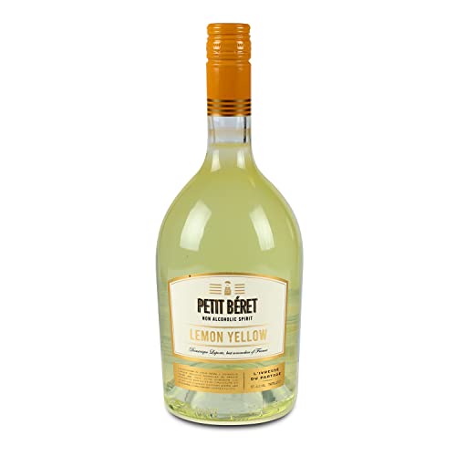 Le Petit Beret, alkoholfreier Limoncello 0,0%, Alternative zu Zitronenlikör, Lemon Yellow, 740 ml von LE PETIT BERET