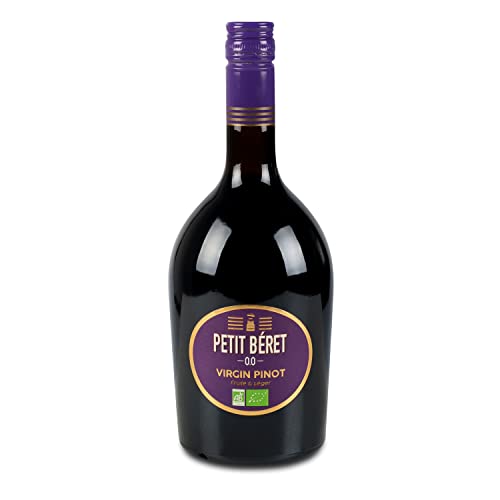 Le Petit Beret, Virgin Pinot Bio, alkoholfreier Rotwein 0,0%, 740 ml von LE PETIT BERET
