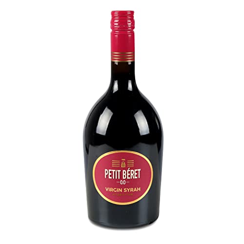 Le Petit Beret, Virgin Syrah, alkoholfreier Rotwein 0,0%, 740 ml von LE PETIT BERET