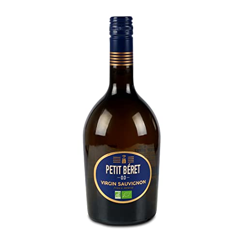 Le Petit Beret, Virgin Sauvignon Bio, alkoholfreier Weißwein 0,0%, 740 ml von LE PETIT BERET