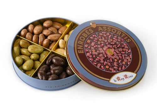 LE ROY RENÉ Epicerie Fine – Set mit Schokoladenüberzügen, Traditionsdose aus Metall, 230 g. von LE ROY RENÉ