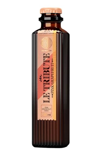 FRESH LE TRIBUTE GIN | Pink Grapefruit | Ausschließlich natürliche Zusätze aus eigener Brennerei | 24 x 200 ml von FRESH LE TRIBUTE GIN