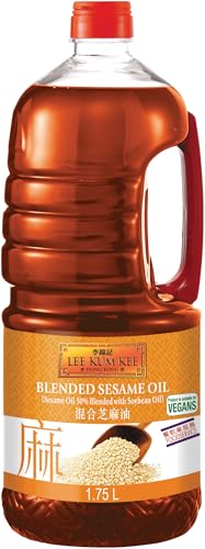 Lee Kum Kee Blended Sesamöl - Aromatische Ölmischung aus Sesamöl und Sojaöl – 1 x 1750 ml Lee Kum Kee Blended Sesamöl - Aromatische Ölmischung aus Sesamöl und Sojaöl – 1 x 1750 ml von LEE KUM KEE