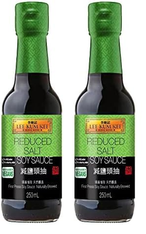 Lee Kum Kee Sojasauce Salzreduziert – Würzsauce auf Sojabasis – 1 x 250 ml (Packung mit 2) von LEE KUM KEE