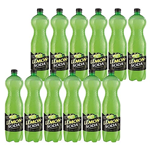 12x Lemonsoda PET 1Lt Campari Flasche Lemon Soda Limonade Zitrone italienisch von LEMONSODA