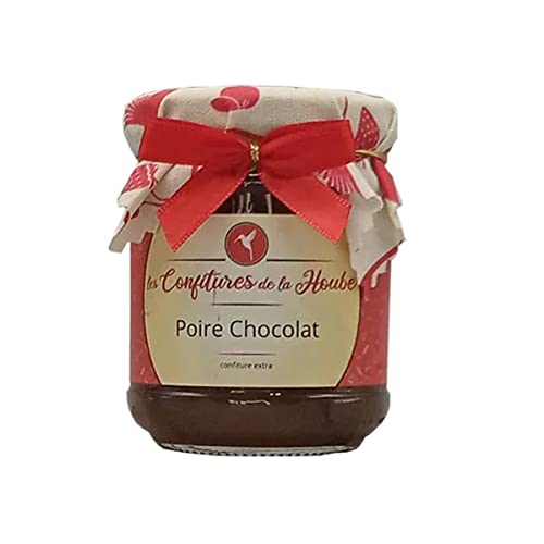 LES CONFITURES DE LA HOUBE Confiture extra Poire Chocolat Birnen Konfitüre mit Schokolade Stücken von LES CONFITURES DE LA HOUBE