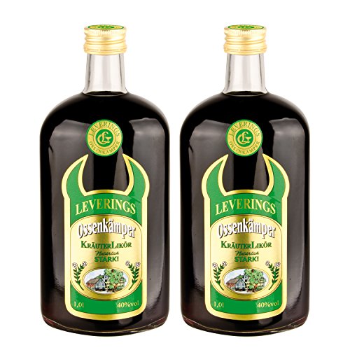 2 Flaschen Ossenkämper Kräuter 40% vol alc. 1.0 l 2 Flaschen Ossenkämper Kräuter 40% vol alc. 1.0 l von LEVERINGS OSSENKÄMPER
