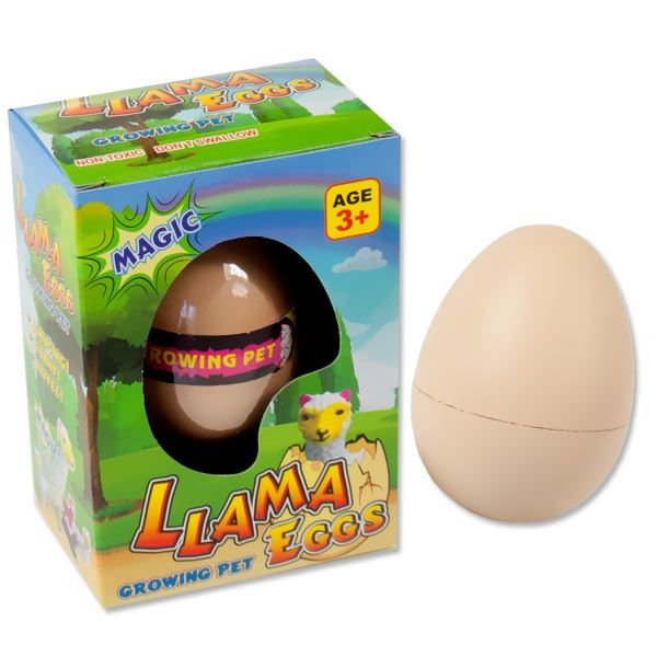 Lama Schlüpf-Ei, magisches Schlüpfen kleiner Lamas, 1 Stück, 6cm von LG-Imports