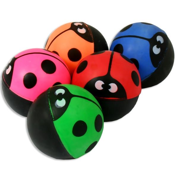 Marienkäfer Flummiball 1 Stück, 3cm, Hüpfball in verschiedenen Farben von LG-Imports