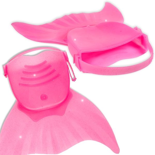Meerjungfrau Flosse, pink glitzernd, Monoflosse, 1 Stk von LG-Imports
