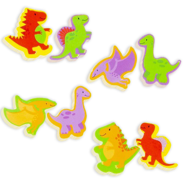 Radiergummis "Dinosaurier", 2er Pack von LG-Imports