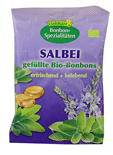 Bio-Bonbon Salbei (100 g) von LIEBHARTS GESUNDKOST