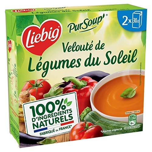 Liebig - Pursoup Suppe Gemüse aus der 600ml Sun Bricks - Packung mit 4 von Benedicta