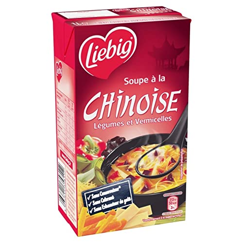 Liebig - Suppe in dem chinesischen Gemüse Vermicelli 7 1L - Packung mit 4 von Benedicta