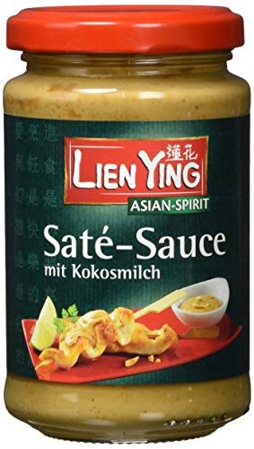Lien Ying Thai Style Saté-Sauce, 6er Pack (6 x 200 ml) von Lien Ying