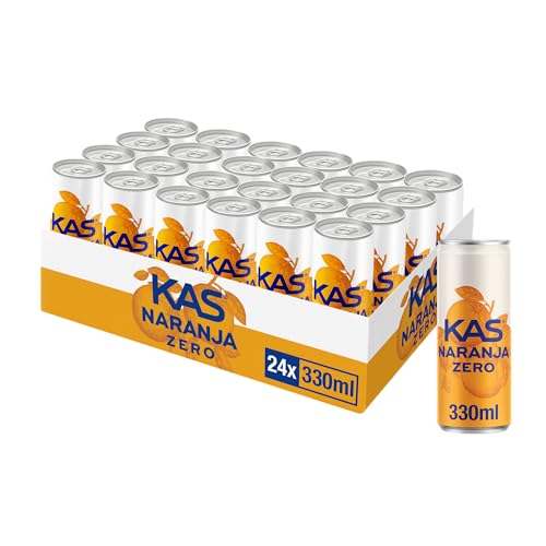 Kas Orange Zero Soda 330 ml – 24 Dosen von LIFEWTR
