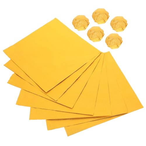 600 Stk goldene Schokoladenbonbons Metallic-Karton Halloween-Lutscher Geschenke das Geschenk Folienpapier für Süßigkeiten Bonbonverpackungen aus Folie Tee Lebensmittel Nougat Suite von LIFKOME