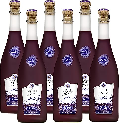 LIGHT live alkoholfrei 0,0% Sparkling Cassis (6 x 0,75 l) von LIGHT live