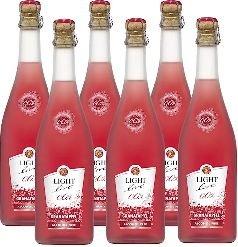 LIGHT live alkoholfrei 0,0% Sparkling Granatapfel (6 x 0,75 l) von LIGHT live