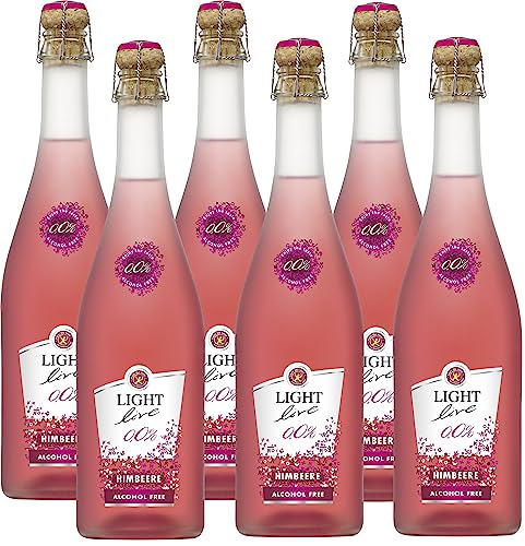 LIGHT live alkoholfrei 0,0% Sparkling Himbeere (6 x 0,75 l) von LIGHT live