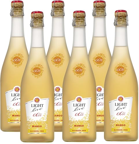 LIGHT live alkoholfrei 0,0% Sparkling Mango (6 x 0,75 l) von LIGHT live