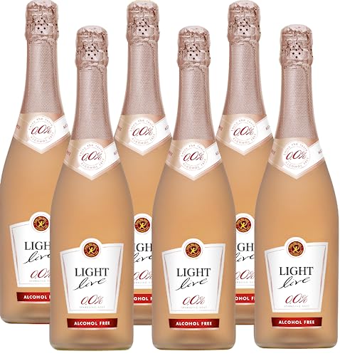 LIGHT live alkoholfrei 0,0% Sparkling rose (6 x 0,75 l) von LIGHT live