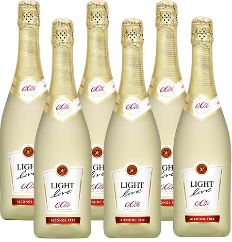 LIGHT live alkoholfrei 0,0% Sparkling weiß (6 x 0,75 l) von LIGHT live