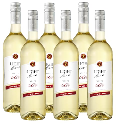 LIGHT live alkoholfrei 0,0% Wein Weiß (6 x 0,75 l) von LIGHT live