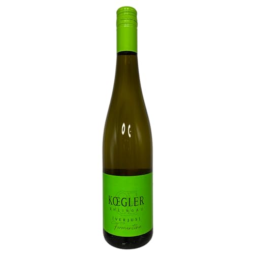 Koegler Verjus Fermentino 750ml - Exquisite Würze aus dem Rheingau | 6% vol | Einzigartig vergorener Riesling Verjus | Kaltsteril abgefüllt für volles Aroma | Wie Limette, nur grüner Koegler Verjus Fermentino 750ml - Exquisite Würze aus dem Rheingau | 6% vol | Einzigartig vergorener Riesling Verjus | Kaltsteril abgefüllt für volles Aroma | Wie Limette, nur grüner von LION SPIRITS