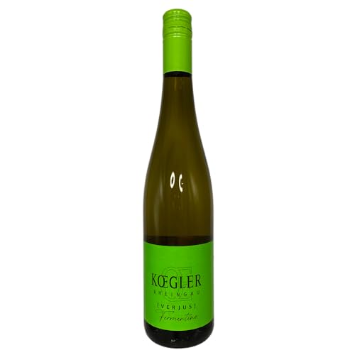 Koegler Verjus Fermentino 750ml - Exquisite Würze aus dem Rheingau | 6% vol | Einzigartig vergorener Riesling Verjus | Kaltsteril abgefüllt für volles Aroma | Wie Limette, nur grüner von LION SPIRITS