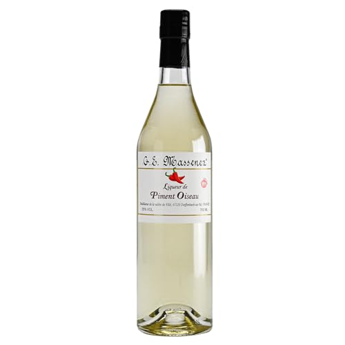 Massenez Birds-eye Chili Likör - Einzigartig Scharf & Weniger Süß, 700ml, 25% Vol - Intensives Geschmackserlebnis für Abenteuerlustige von LION SPIRITS