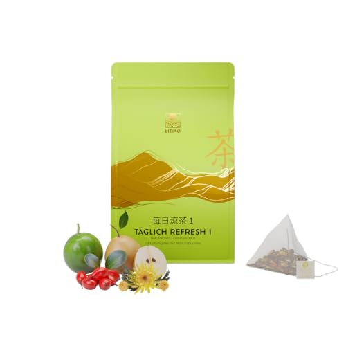 LITIAO TÄGLICH REFRESH 1 - Traditionell Chinesischer Erfrischungstee mit Mönchsfrüchten (3) von LITIAO