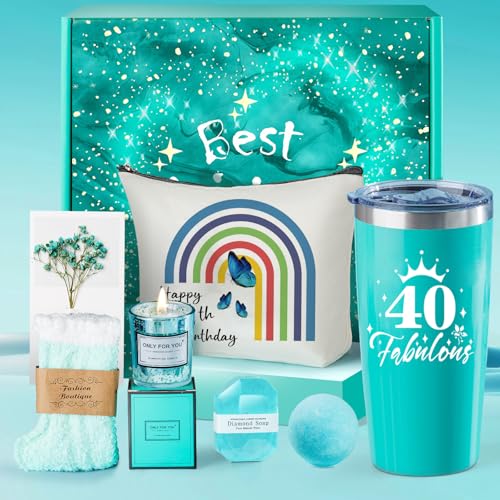 LKTINGOV Geschenke zum 40. Geburtstag für Frauen, personalisierte Geschenkkörbe und Verwöhnboxen für sie, einzigartige Geschenke für Mütter, beste Freunde, Schwestern und Ehefrau, die sich zum 40. LKTINGOV Geschenke zum 40. Geburtstag für Frauen, personalisierte Geschenkkörbe und Verwöhnboxen für sie, einzigartige Geschenke für Mütter, beste Freunde, Schwestern und Ehefrau, die sich zum 40. von LKTINGOV