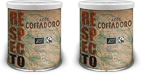 CAFFE' COSTADORO Costadoro Respecto Arabica Filter Kaffee Dose, 250 g (Packung mit 2) von LNEE