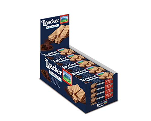 Loacker Waffeln, creme-kakao, 45 g (Packung mit 25 Stueck) von Loacker