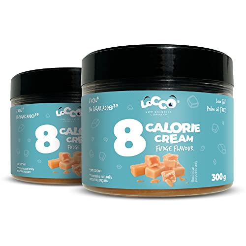 8 Kalorien Spread Kuhbonbon Geschmack Nur 8 Kalorien pro Portion Fettarme Crème Ohne Zuckerzusatz Kein Palmöl Keto-Diät Vegetarisch Geschmeidige Paste Süßer Snack 2 x 300 g 8 Kalorien Spread Kuhbonbon Geschmack Nur 8 Kalorien pro Portion Fettarme Crème Ohne Zuckerzusatz Kein Palmöl Keto-Diät Vegetarisch Geschmeidige Paste Süßer Snack 2 x 300 g von LOCCO LOW CALORIES COMPANY