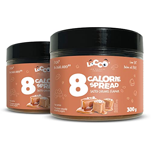 8 Kalorien Spread Salted Caramel Geschmack Nur 8 Kalorien pro Portion Fettarme Crème Ohne Zuckerzusatz Kein Palmöl Keto-Diät, Vegetarisch Geschmeidige Paste Süßer Snack 2 x 300 g 8 Kalorien Spread Salted Caramel Geschmack Nur 8 Kalorien pro Portion Fettarme Crème Ohne Zuckerzusatz Kein Palmöl Keto-Diät, Vegetarisch Geschmeidige Paste Süßer Snack 2 x 300 g von LOCCO LOW CALORIES COMPANY
